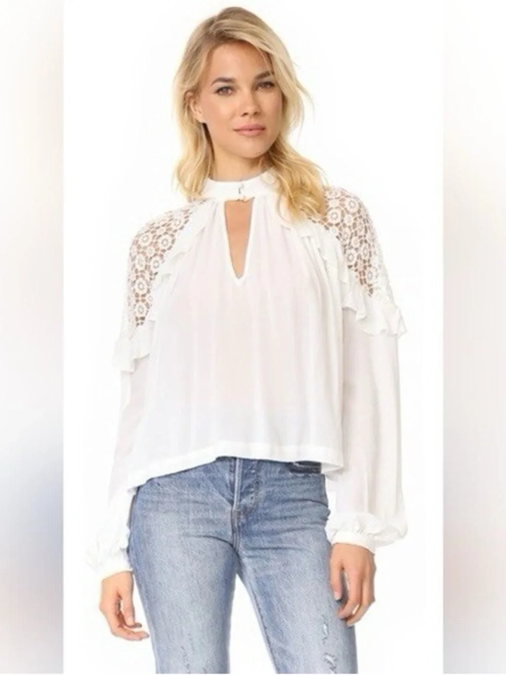 Free People Little Bit of Love Top size M
